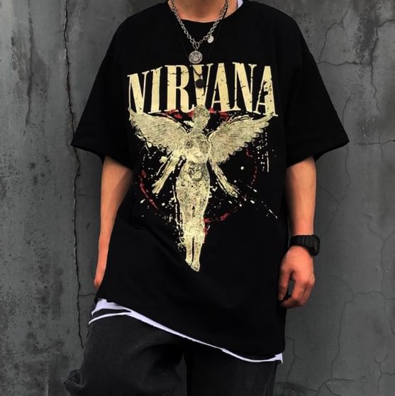Nirvana Angel T-shirt-barclient