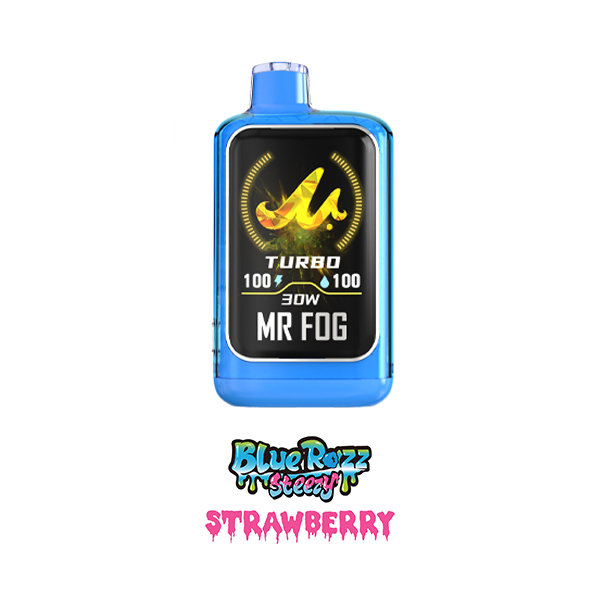 MR FOG NOVA BLUE RAZZ STEEZY STRAWBERRY