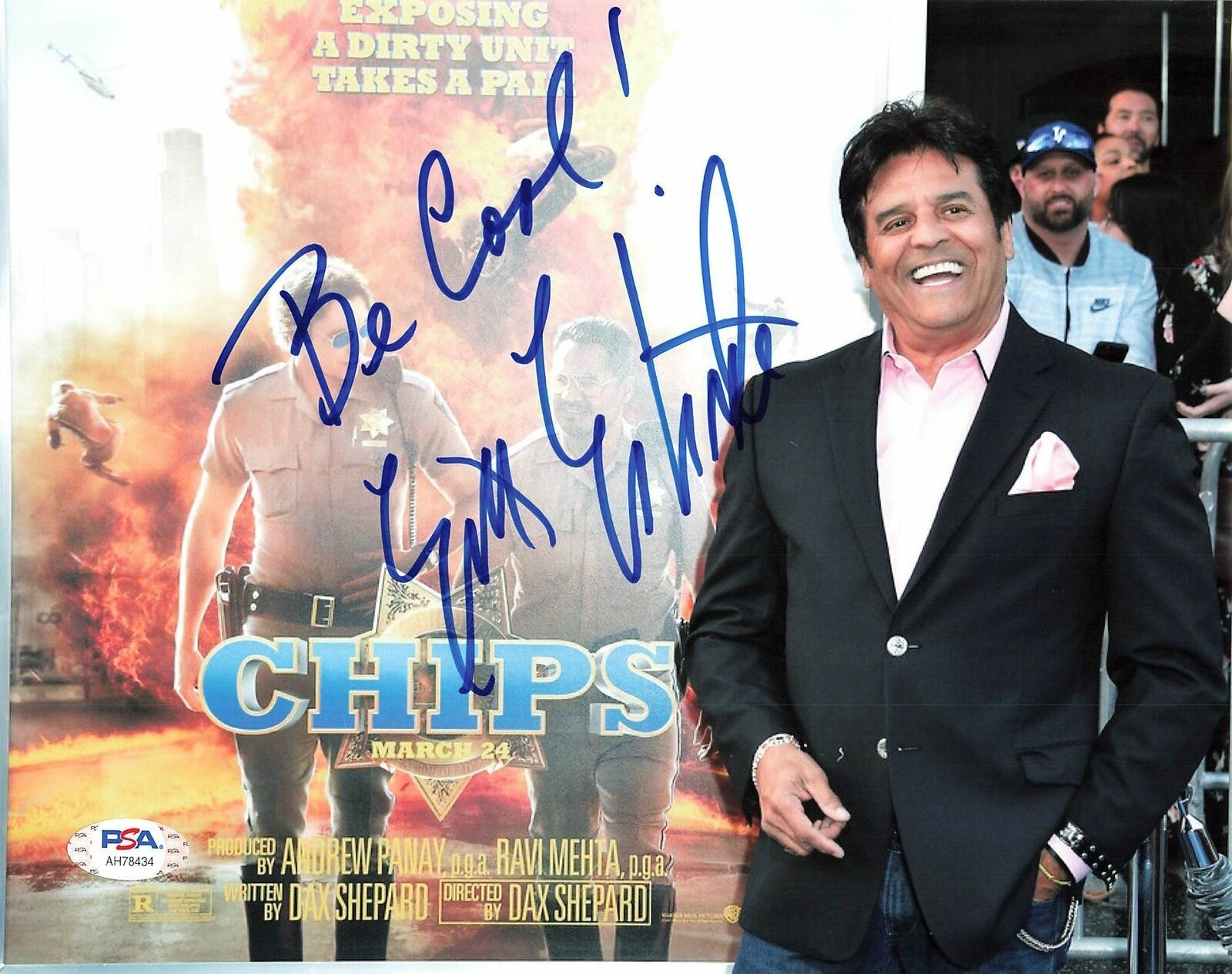 Erik Estrada signed 8x10 Photo Poster painting PSA/DNA CHiPs Autographed