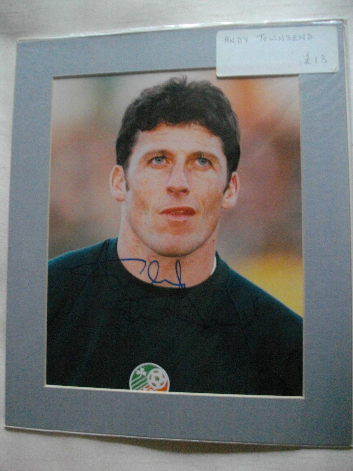 ANDY TOWNSEND AUTOGRAPHED MOUNTED Photo Poster painting CHELSEA ASTON VILLA