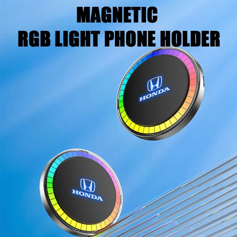 🔥Hot sale🔥Car navigation magnetic ambient light bracket (with exclusive car logo light)