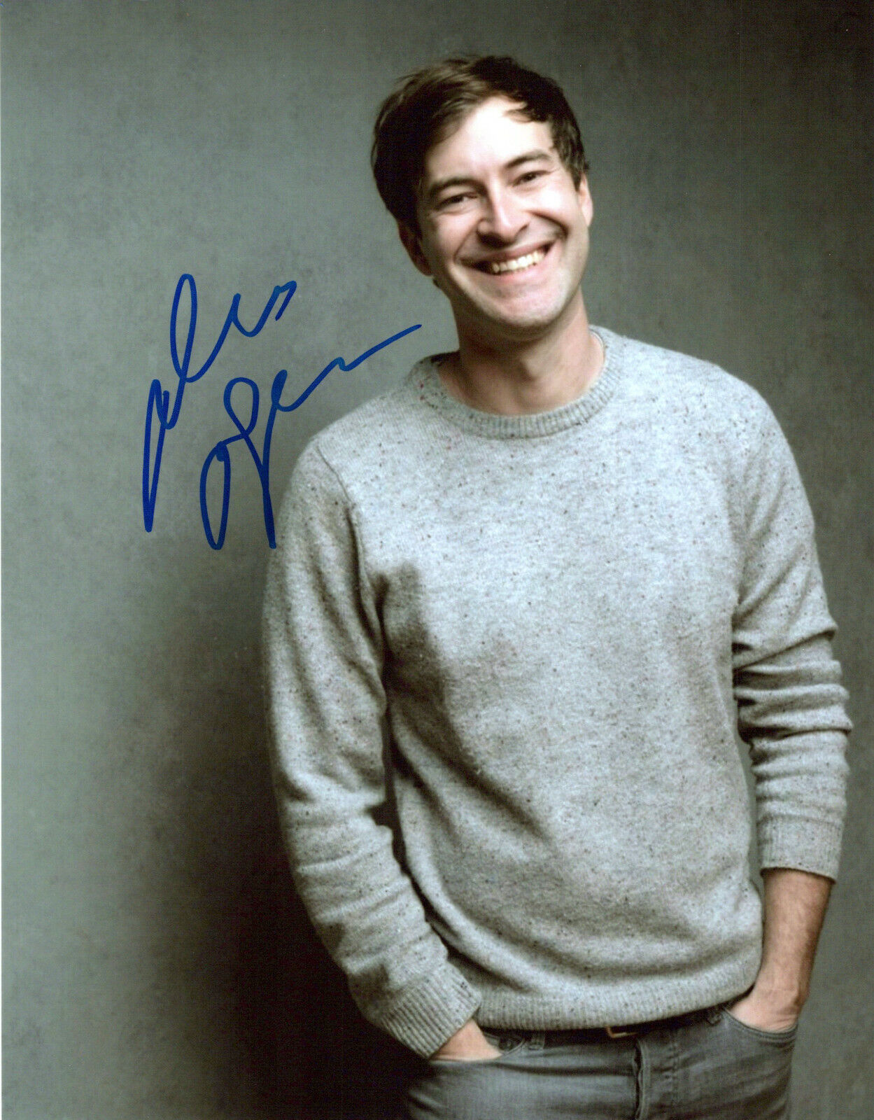 Mark Duplass head shot autographed Photo Poster painting signed 8x10 #6