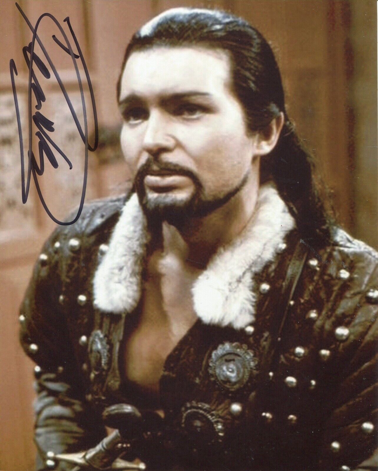 Derren Nesbitt as Tagana signed DOCTOR WHO MARCO POLO 8x10 Photo Poster painting IMAGE No2