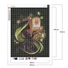 Diamond Painting -DIY Round Drill Princess Changfa Le Pei Silhouette(40X50CM)