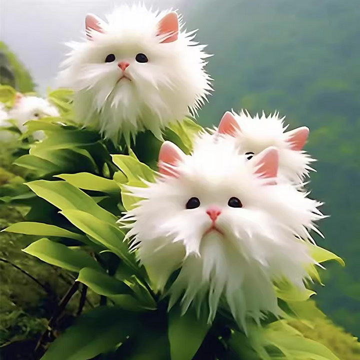 Enchanted Garden: Cat-Face Orchid Series 