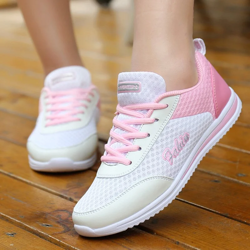 Qengg Women Shoes Spring Summer Sneakers For Basket Femme Breathable Women Casual Shoes Trainers Gym Zapatillas Mujer Vulcanized Shoes