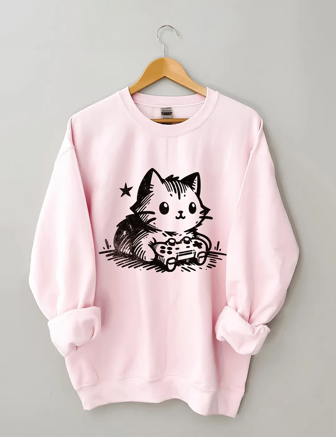 Funny Gamer Cat Sweatshirt