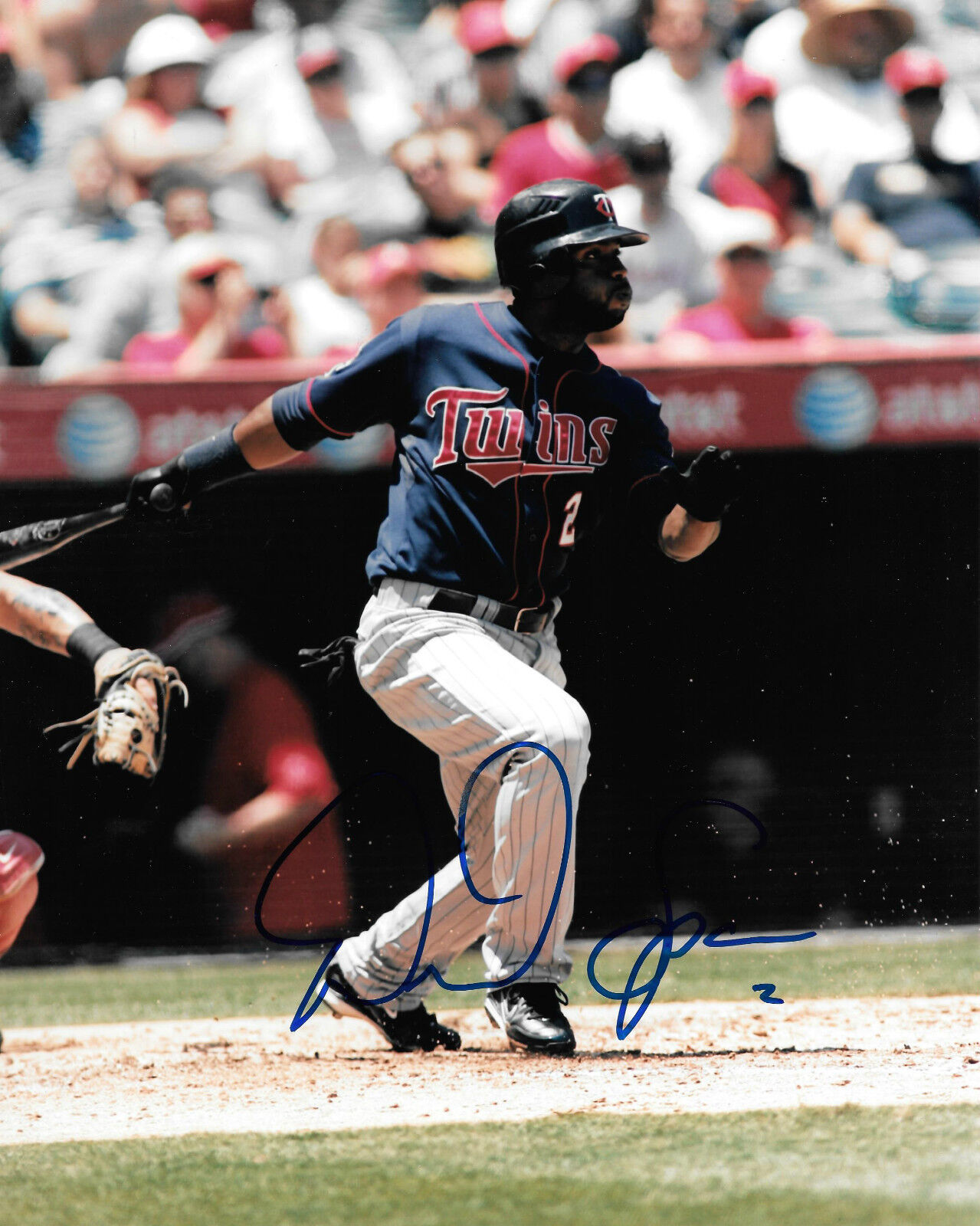 Denard Span MN Minnesota Twins Signed 8x10 Photo Poster painting D2 COA GFA