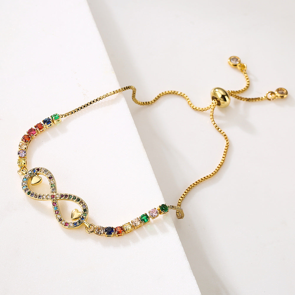 Women Irregular Geometric Copper Bracelets