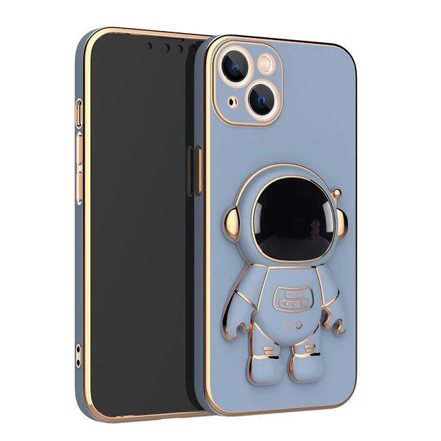 6D Plating Astronaut Hidden Stand Case Cover for iPhone | 168DEAL