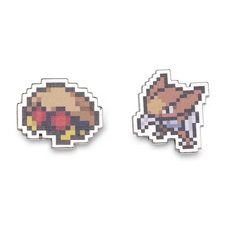 Kabuto & Kabutops Pokémon Pixel Pins (2-Pack)