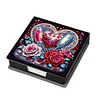 Leather Animals Diamond Painting Notecard Box Flowers Gem Art Sticky Note Holder