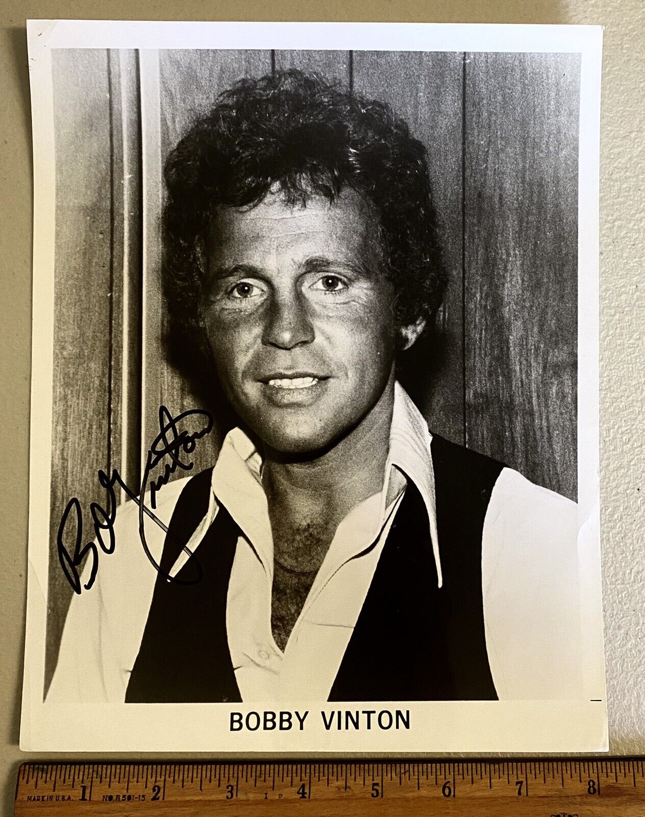 Bobby Vinton Signed 8x10