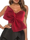 Sexy Strapless Bowknot Vest Top