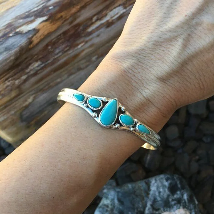 Vintage Turquoise Bracelet Cuff