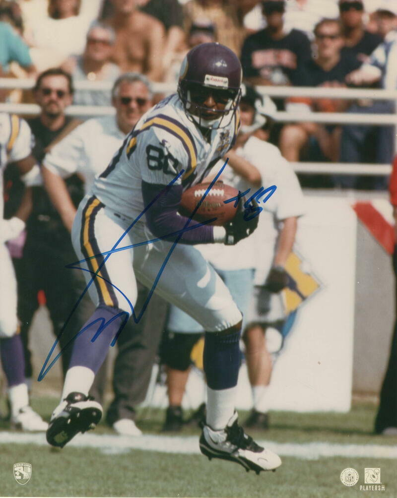 CHRIS CARTER SIGNED AUTOGRAPH 8x10 Photo Poster painting - MINNESOTA VIKINGS, OHIO STATE STAR