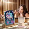 (US Local)DIY Dream Catcher Diamond Painting Kit Rotatable Mirror Diamond Art Jewelry Box