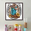 Western Cowboy Boot Hat-11CT Stamped Cross Stitch 45*45cm
