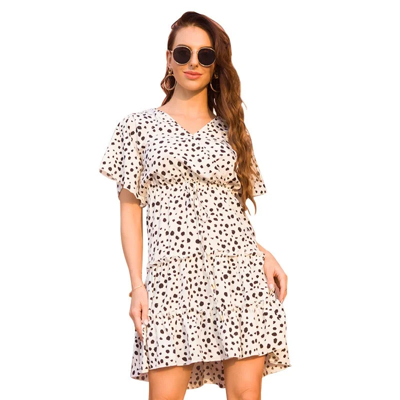 Women's Dress Mage Casual Floral Dress French