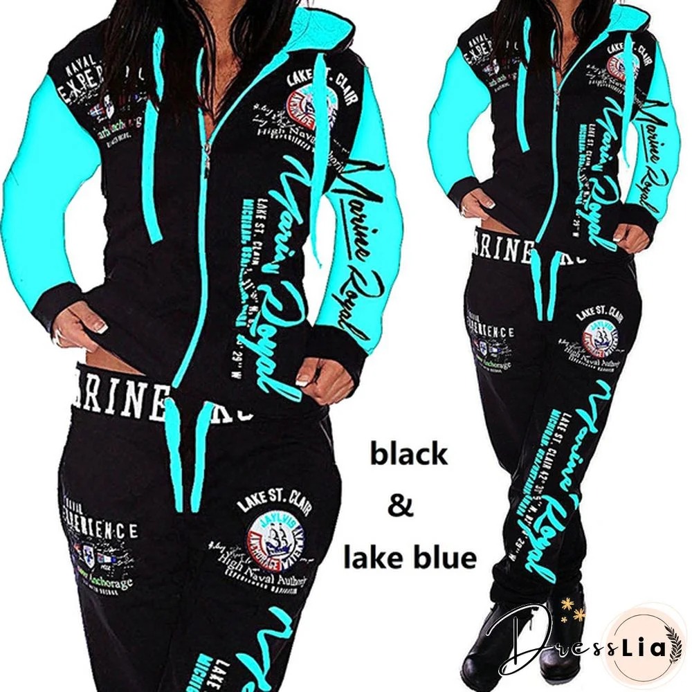 Ladies Jogging Jacket Sports Suit