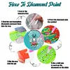 8pcs Color Flower DIY Diamond Painting Wooden Coasters