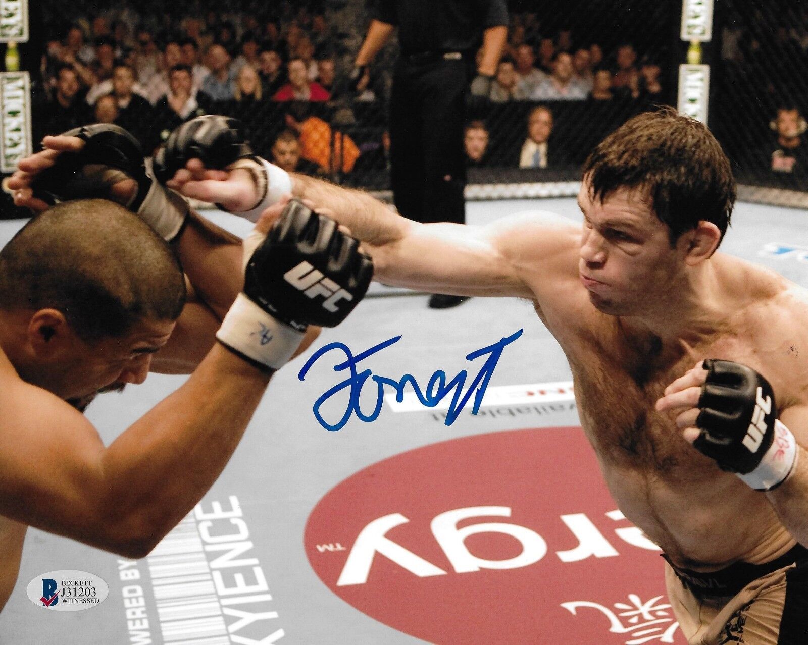 Forrest Griffin Signed 8x10 Photo Poster painting BAS Beckett COA UFC Picture Autograph 76 86 53