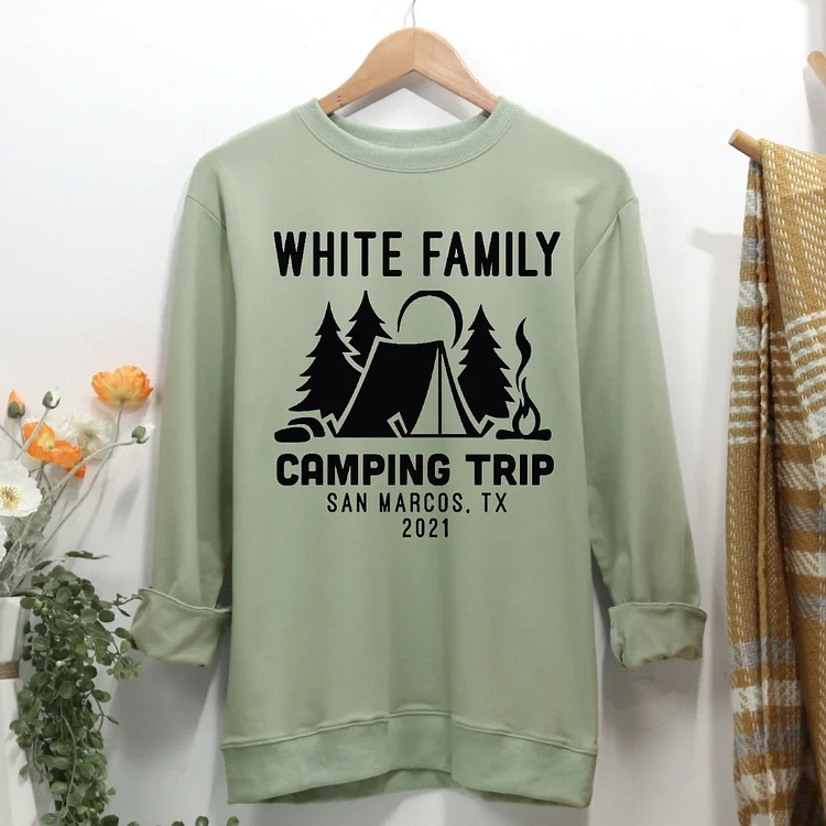 camping Women Casual Sweatshirt