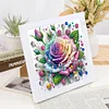 DIY Partial Special Shaped Drill Diamond Painting-Flower