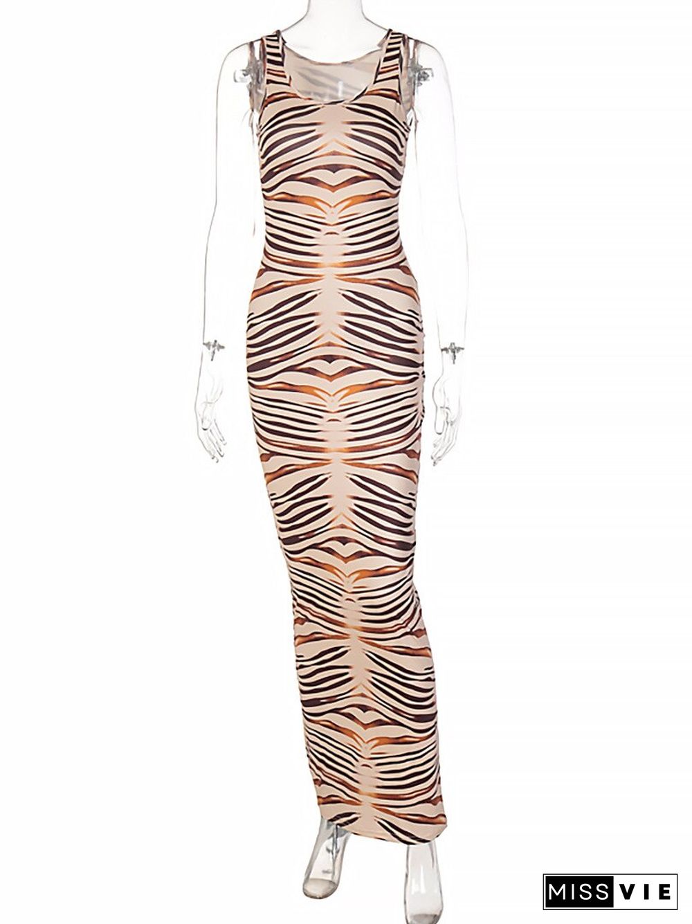 Women's Sleeveless Slim DressNew Spring And Summer Fashion Sexy U-neck Off Shoulder Ruffle Dress Rayon Dress