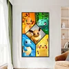Pokémon-11CT Stamped Cross Stitch 40*65cm/15.75*25.59in(Big Size)