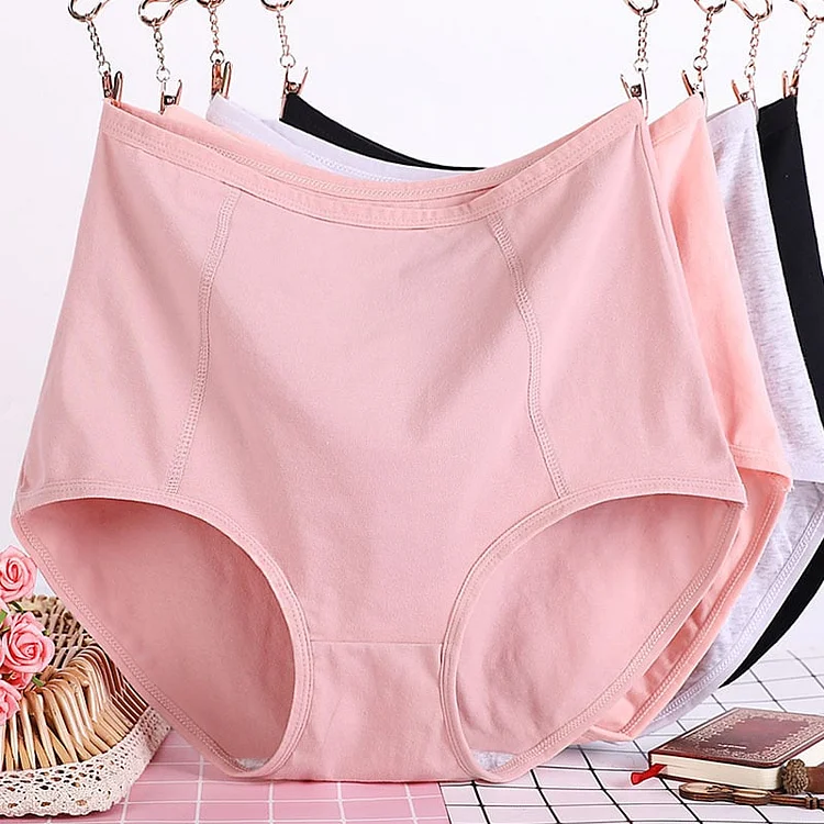 Large size pure cotton hygroscopic and antibacterial underwear