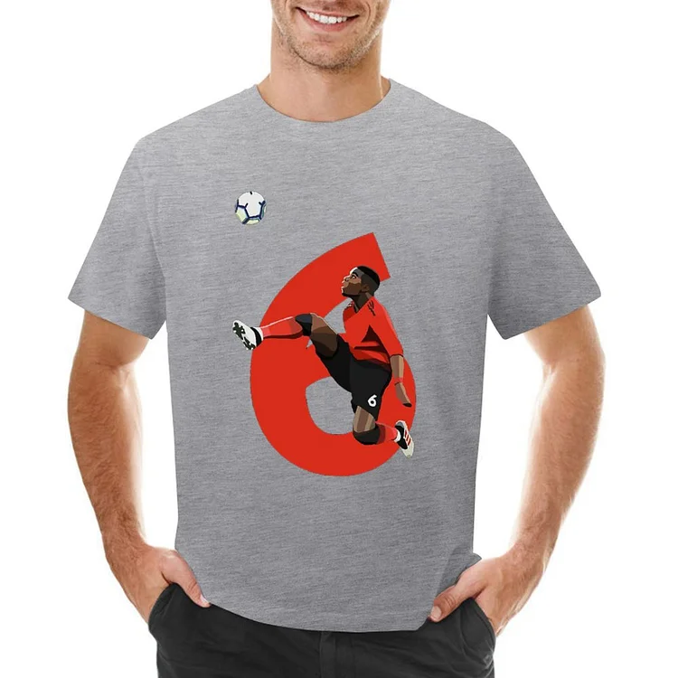 Paul Pogba Inspired Football Culture Men's T-shirt	