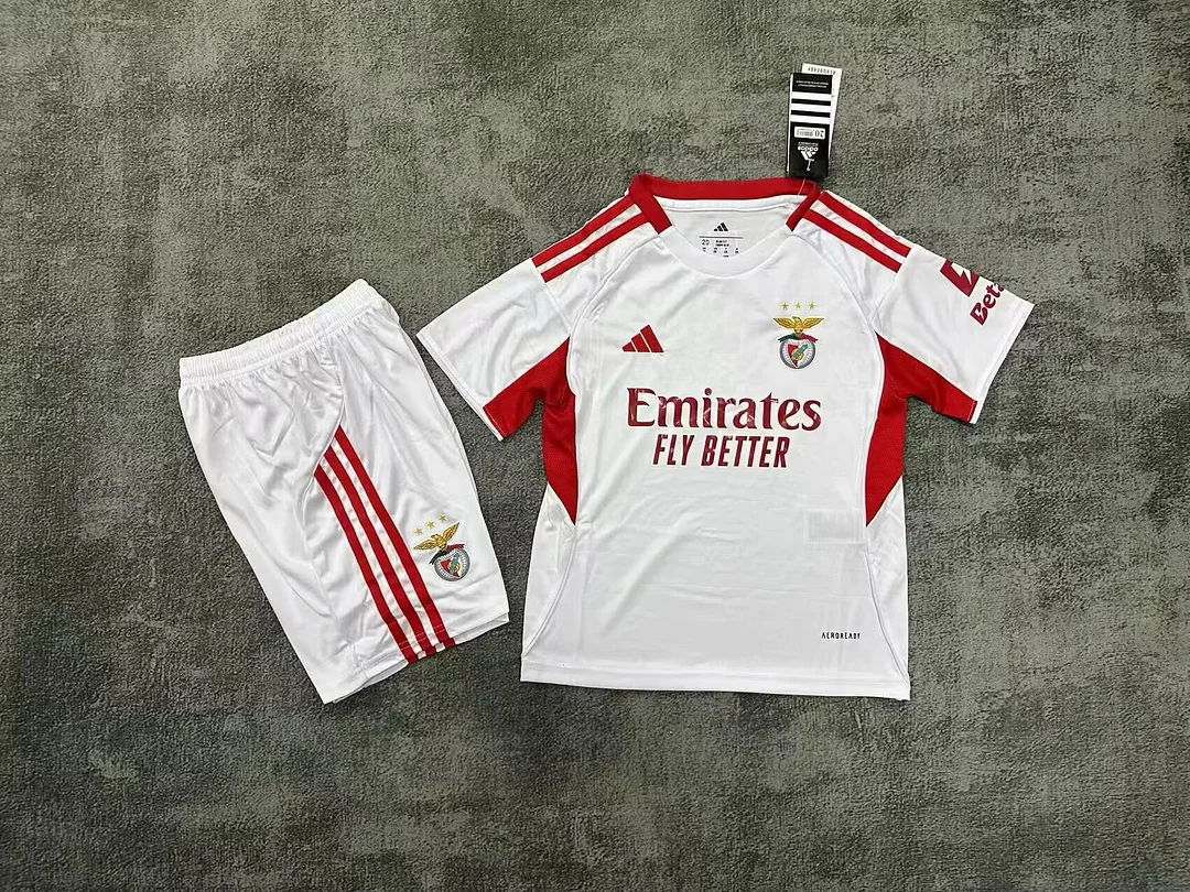 25/26 Benfica Third Away Kids Kit Football Shirts 1:1 Thai Quality