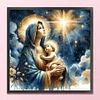 Virgin Mary-11CT Stamped Cross Stitch 40*40cm/15.75*15.75in