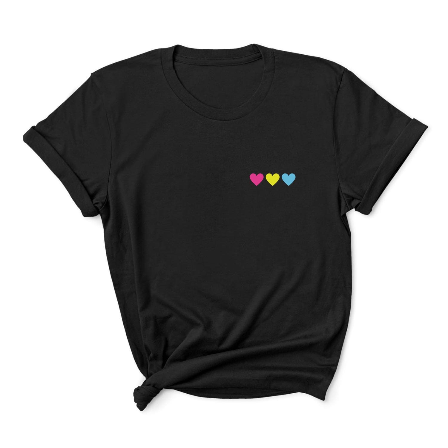 Pansexual hearts pride t-shirt