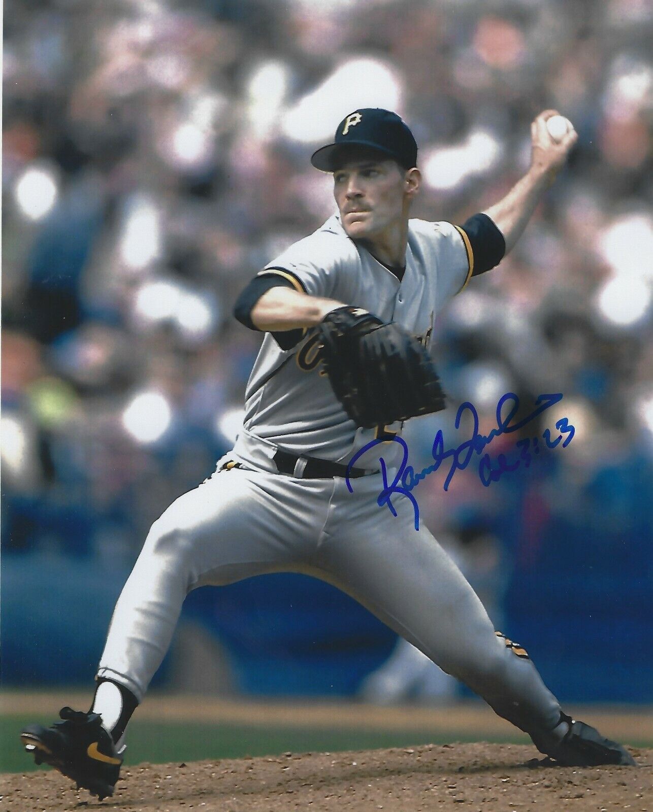 Autographed 8x10 RANDY TOMLIN Pittsburgh Pirates Photo Poster painting w/Show Ticket