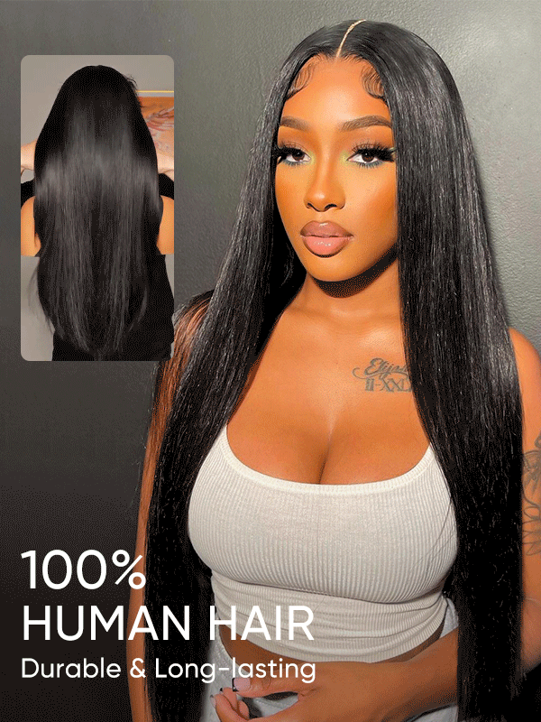 13x6 Straight Glueless Lace Wig | HD Lace & Transparent Lace | 200% & 250% Density | Boruihair 100% Human Hair