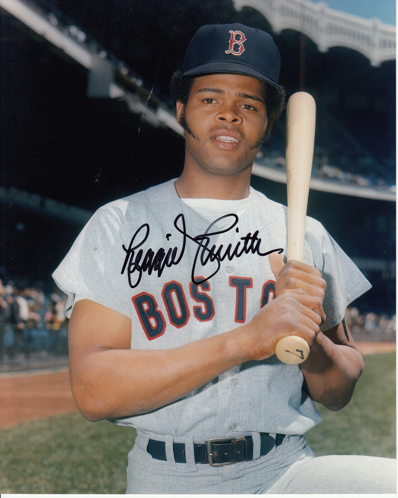 Reggie Smith #0 8x10 Signed Photo Poster painting w/ COA Boston Red Soxs