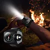 LED Wristwatch Flashlight Rechargeable Torch Light Watch for Outdoor Running