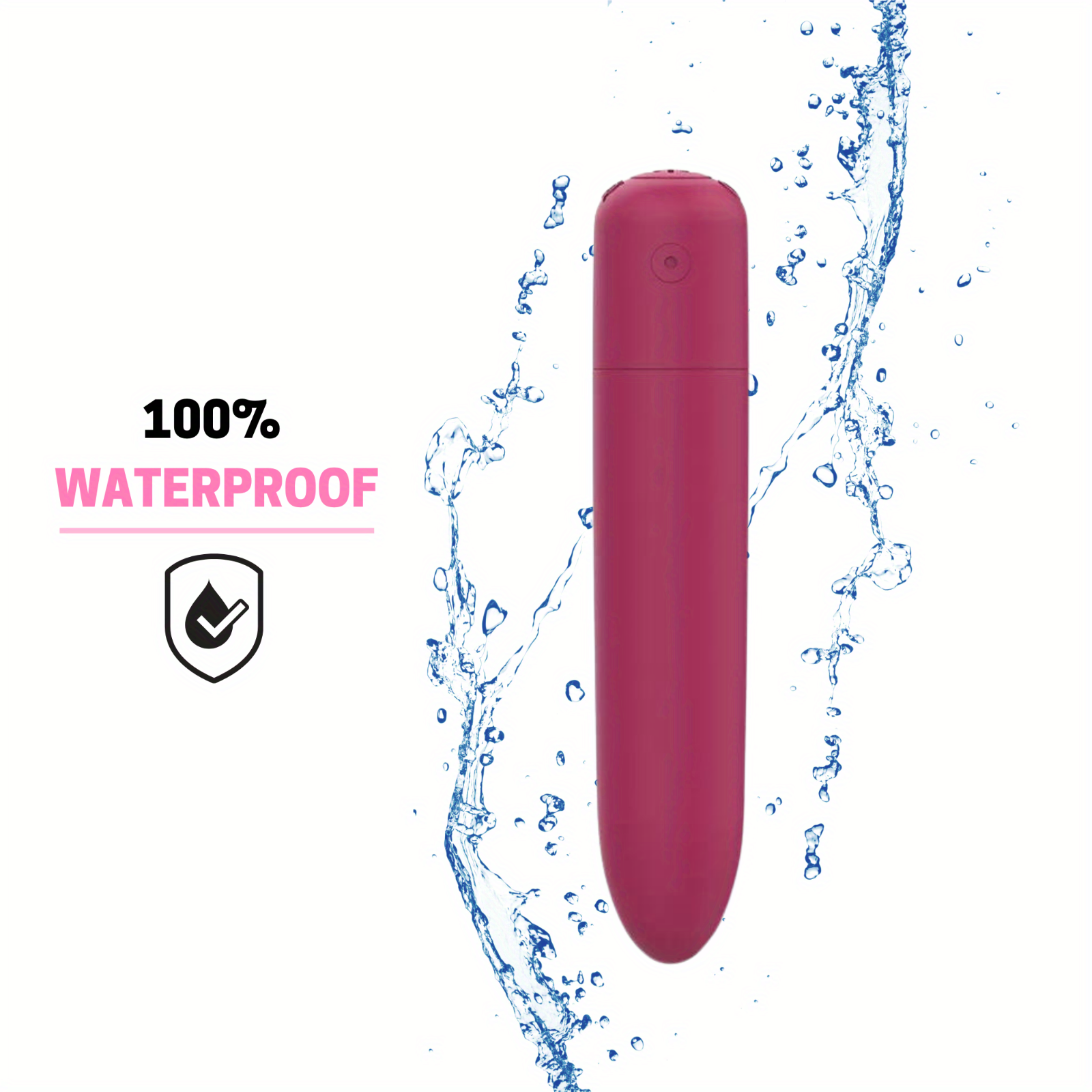 Waterproof USB Charge Bullet Vibrator for Women