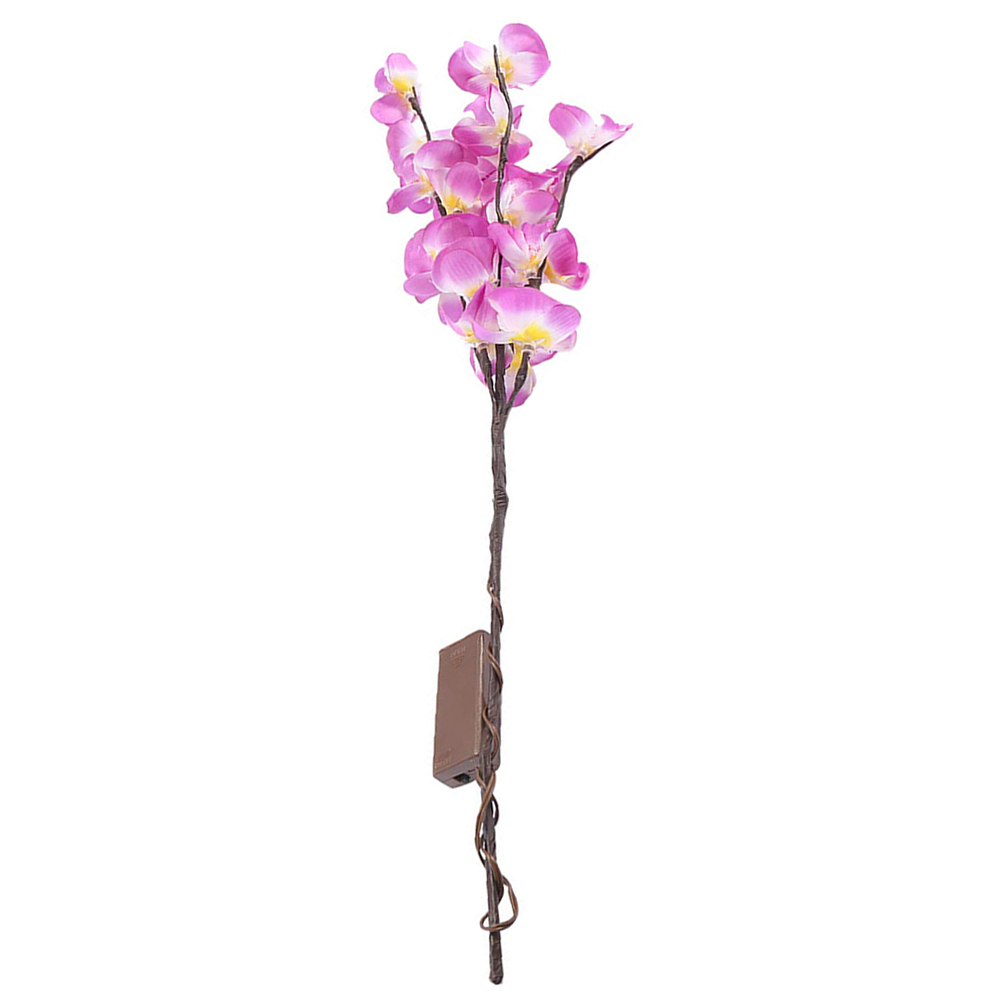 

73cm LED Phalaenopsis Flower Branch Lamp Simulation Orchid Tall Vase Filler, White, 501 Original