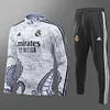 2023/2024 Real Madrid Special Edition Half-Pull Training Suit White  Football Jersey 1:1 Thai Quality