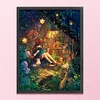 (Big Size) Witch'S Delivery Service - 11CT Stamped Cross Stitch 50*68cm/19.69*26.77in