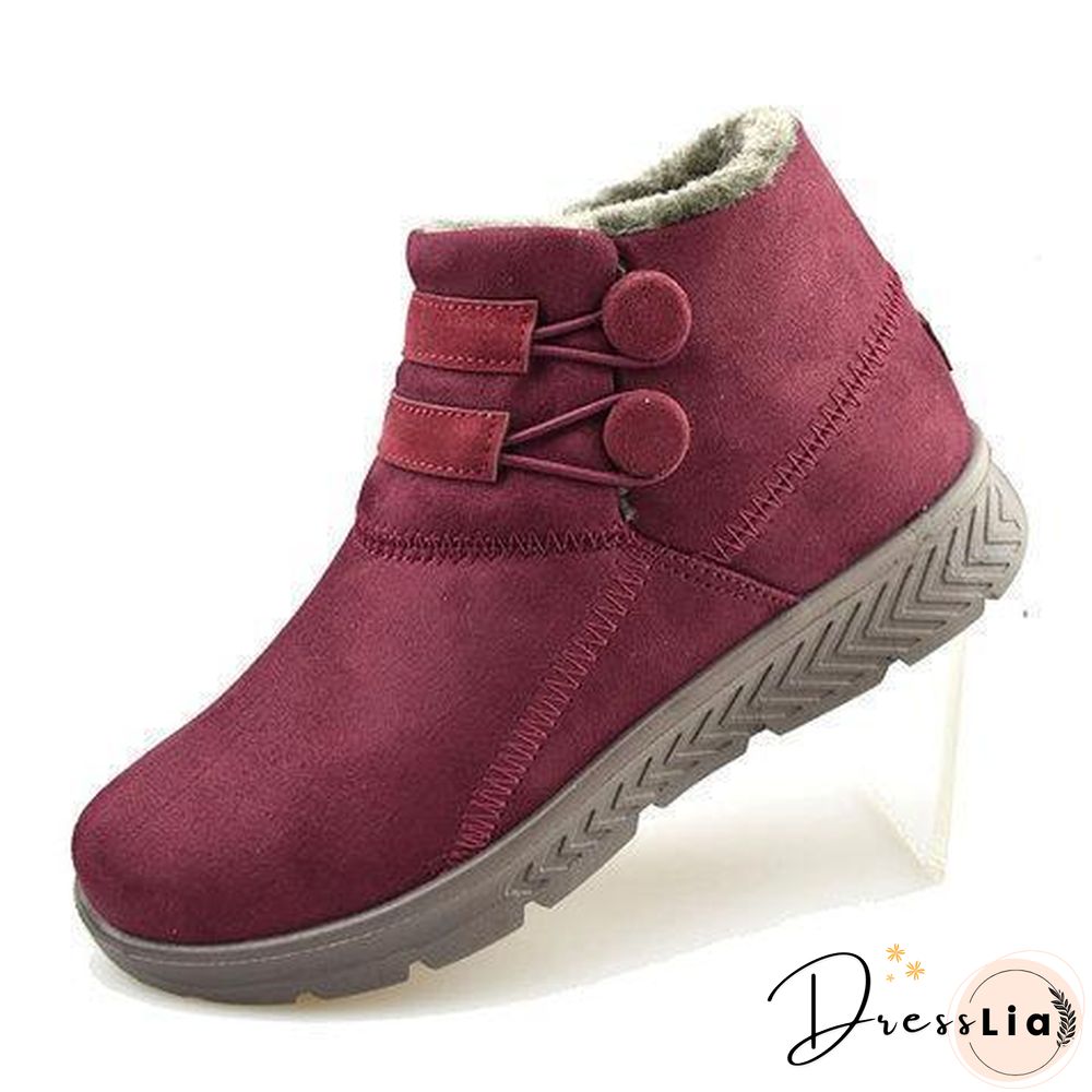 Women Snow Loafers Booties Casual Shoes