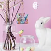 (US Only)PET Double Sided Special Shaped Easter Alphabet DIY Diamond Painting Keychain