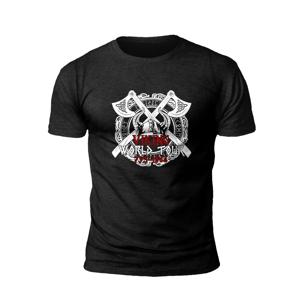 Vikings World Tour 2024 T-Shirt: Conquer with Style