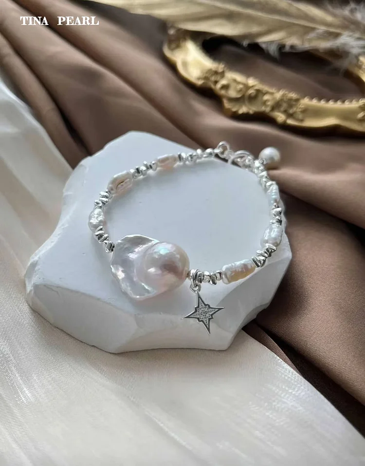 2026 TINA Jewelry Freshwater pearl Baroque bracelet