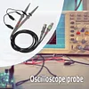 2pcs P6100 100MHz 1X 10X Scope Clip Test Probes BNC Oscilloscope Probe Kit