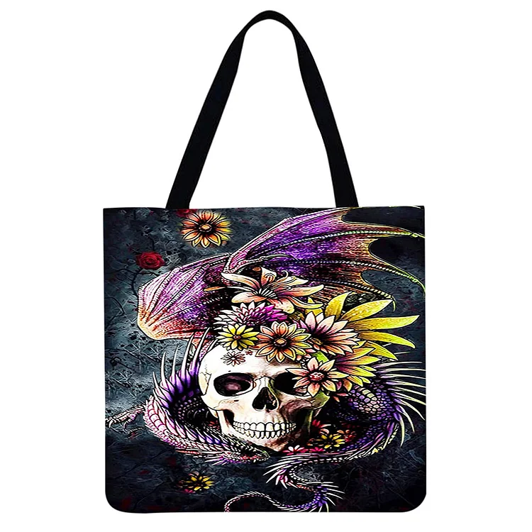 Skeleton - Linen Tote Bag