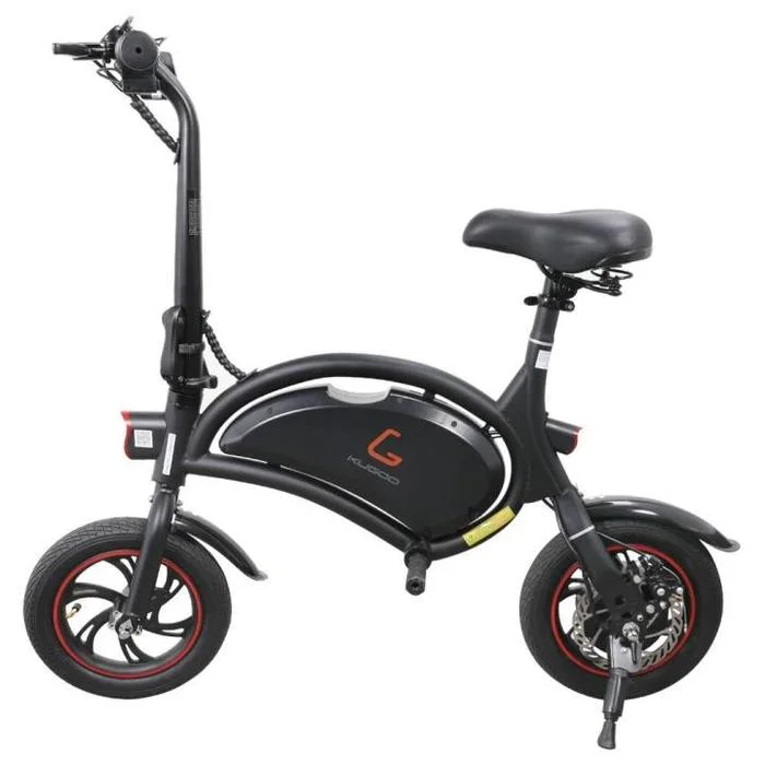 KUGOO KIRIN B1 Folding Electric Bike 12" Pneumatic Tires 250W Motor App Support Max 15.5 MPH